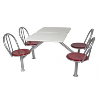 Mesa de Lanchonete com Cadeiras RIO AZUL